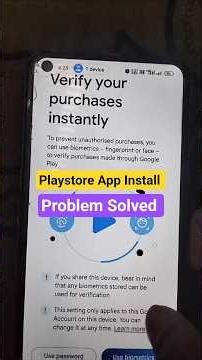 Playstore App Install Problem Solved | Verify Your Purchases instantly Playstore Problem Solved