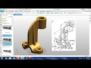 NX CAD # tutorial 10.6 # Advanced Modeling Tutorial #Industrial Part
