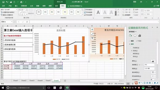 Excel入门技巧：3-6 图表的举例制作，excel基础教程