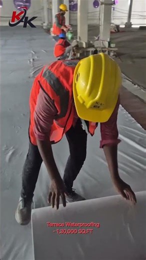 Two Component PU Waterproof coating Application.