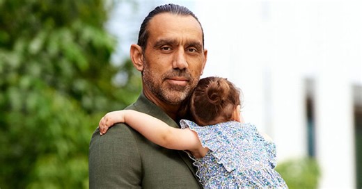 Former AFL star Adam Goodes' biggest lessons since becoming a father-of-three