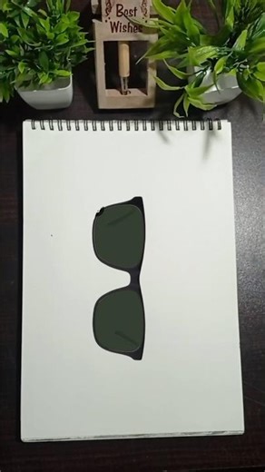 🤯how to draw 3d easy goggle😱