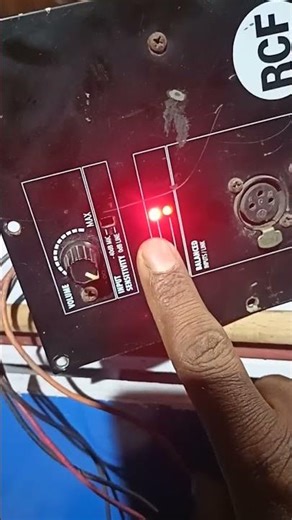 RCF ART312 Monitor BOX LIMPORT..Fault