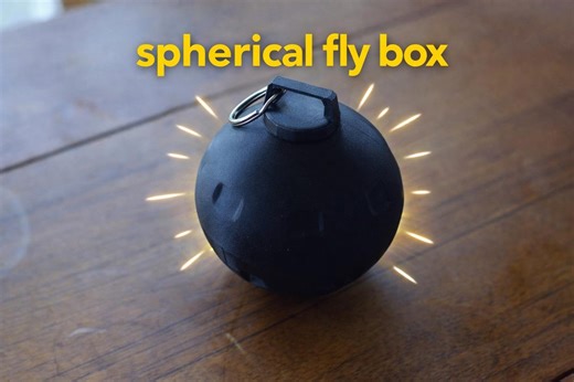 Spherical Fly Fishing Fly Storage Box - Etsy