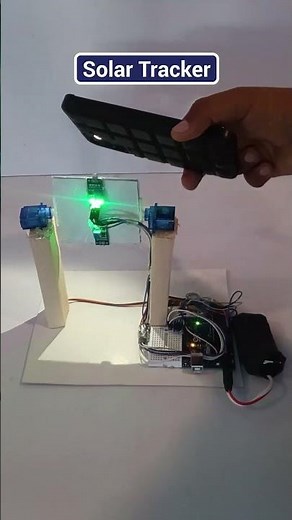 Arduino Automatic Solar Tracker Project using LDR & Servo Motor| #shorts #arduinoprojects #DIY