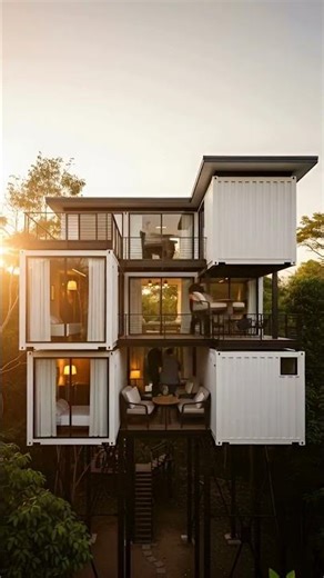 Elevated Jungle Treehouse Container Home 🌿 | Luxury Off-Grid Container House Build in Nature