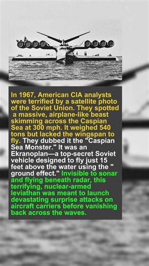 The Terrifying Caspian Sea Monster
