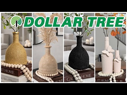 5 NEW Dollar Tree DIYs That Turn Empty Bottles Into STUNNING Home Decor | Easy & Budget-Friendly