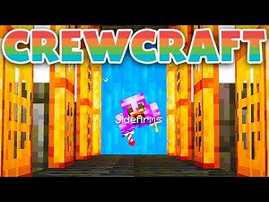 The CREEPER Farm Is Finished! - The CrewCraft Realm! (Episode 21) Minecraft