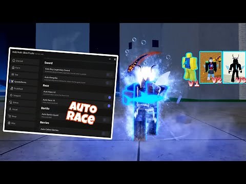 Best Blox Fruits Redz Hub Script | Auto Get GHOUL RACE Race, Auto Get CyborgRace, Auto Do V2 V3 & V4