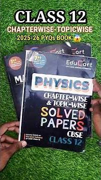 🤯Class 12 Educart PYQs Solved Paper Book 2025-26||🔥 Best Question Bank For Class 12 Board ||