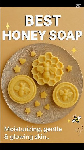 How to make Honey Cold Process Soap Recipe | Beginner Friendly DIY Soap 🧼🐝#smallbusiness #skincare