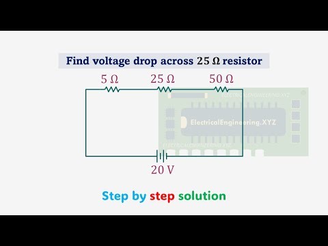 Voltage Divide Rule Example 3 #electricalengineeringxyz