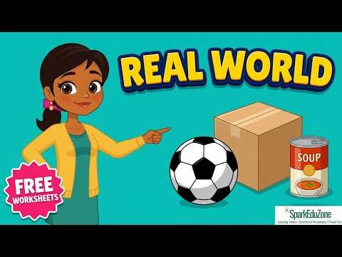 3D Shapes in the Real World Examples