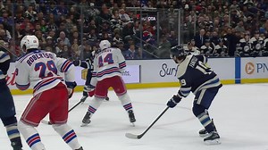 NYR@CBJ: Voronkov scores PPG against Igor Shesterkin