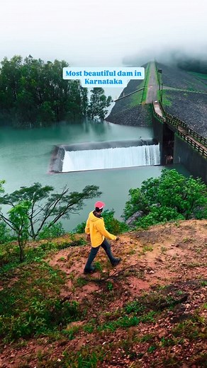 Most beautiful dam in Karnataka 📍Savehaklu dam Hosanagara . . #travel #karnataka | haris_wanderlust