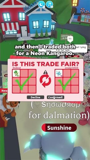 Frost Unicorn Trades in Adopt Me👀 #shorts #roblox #robloxgames #beeswarmsimulator