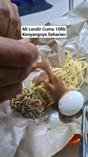 ASMR!! 10 Ribu aja, Mi Lendir Enak Buat kenyang Seharian