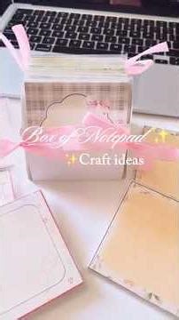 Let's make notepad gift box 💌🎁✨ #shortsfeed #diycrafts