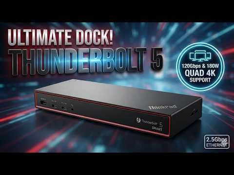Lenovo Thunderbolt 5 Dock 7500: 120Gbps Worth It?