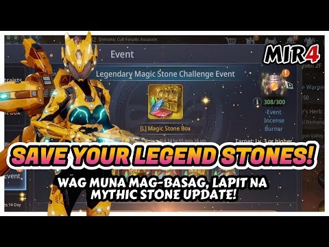 Kuha muna tayo Legend Stone - Prep for Mythic Stone