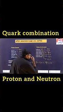 Proton & Neutron Quark Structure Explained