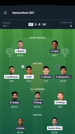 GT vs RR || GT vs RR Dream11 || GT vs RR Dream11 Prediction || GT vs RR Today Match