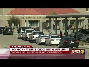 Student detained after turning in bullets, causes CVUSD to lockdown 3 schools for over an ...