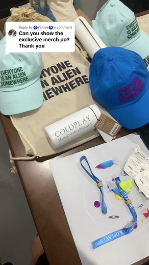 Coldplay's Exclusive Merch & Gift Revealed! 🎁