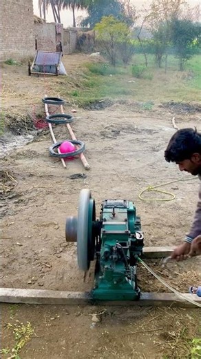 Tyre blast💥💥 diesel engine starting