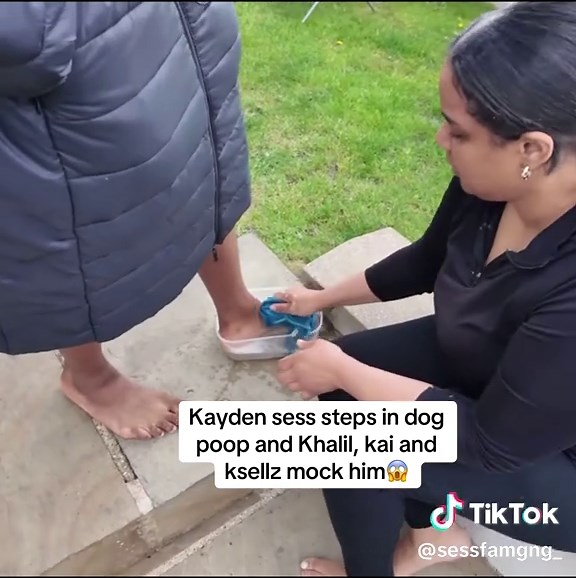 Kayden Sessegnon Steps in Dog Poop - Reaction Video