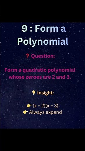 Class 10 Maths | Chapter 2 – Polynomials | Easy Explanation