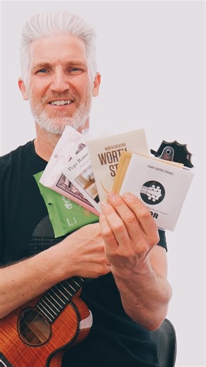 Are ukulele strings supposed to be tight? This is one of the most common ukulele questions I get. String tension depends on tuning and string type. 🎸 Try the strings I use: Clear Fluorocarbon https://terrycartermusicstore.com/products/vosta-clear-fluorocarbon-tenor-ukulele-strings-unwound-low-g Brown Fluorocarbon https://terrycartermusicstore.com/products/vosta-brown-fluorocarbon-tenor-ukulele-strings-unwound-low-g 🎓 Learn ukulele: https://ukelikethepros.com #ukulele #ukuleletips #ukulelestrin