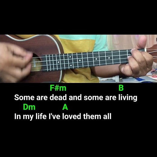 In My Life (The Beatles) ukulele chords and lyrics