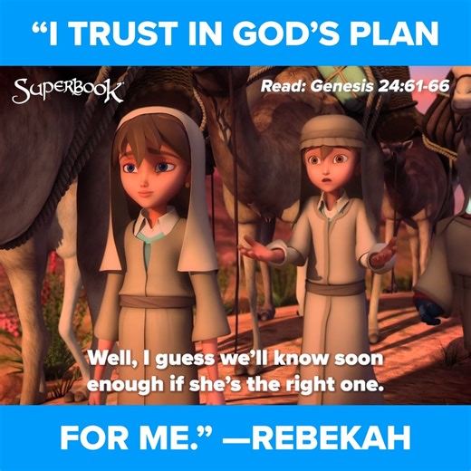 7.7K views · 1K reactions | God writes the most beautiful love stories. ✨ Watch this video and learn about Isaac and Rebekah's story. ❤️ Join us in telling others how great our God is! Become a Superbook Partner today. Tap here: https://go.cbn.com/uf1Ey | Superbook | Facebook