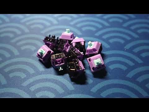 The best looking Ink! - Gateron Blue Bubblegum switch overview + sound tests