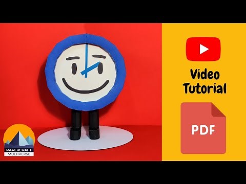 How to Make BFDI Clock | Papercraft Tutorial | Easy DIY Craft