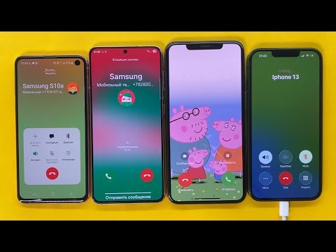 Incoming & Outgoing Crazy Call Samsung s10, S21 vs iPhone 13/ xs max pig