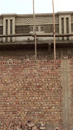 compound wall plaster simple design