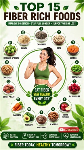 Top 15 Vitamin, Calcium, Fiber & Protein Rich Foods Complete Nutrition Guide #nutrition