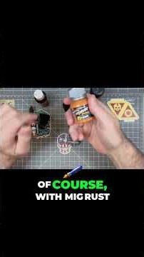 The secret to perfect scale model rust