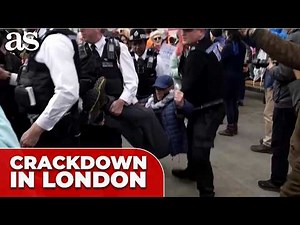 TENSE SCENES in London: Police ARREST PROTESTERS after Palestine Action BAN