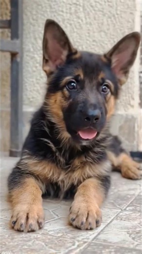 Cute German Shepherd Puppy #shorts