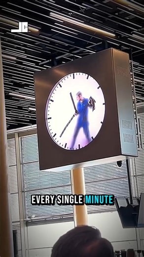 Why does this giant clock have a man inside it? #facts #shorts