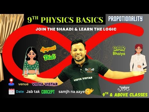 Proportionality full concept| Physics |Class 9th,11th IL2| Wasim Sir @VidyaVistarAcademy#cbse #bseb
