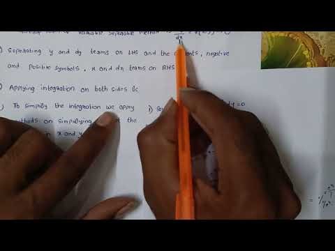 Variable Separable Method