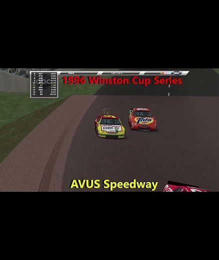 Testing and Wrecking at AVUS Speedway 1996 Winston Cup Series (NR2003)