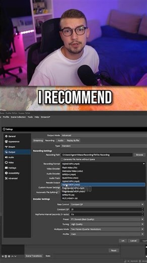 Use THIS OBS Recording Format to Avoid Data Loss!