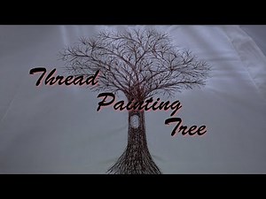 Thread Painting Tree