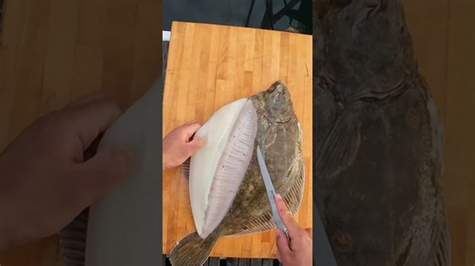 How to fillet a plaice! #spearfishing #flounder